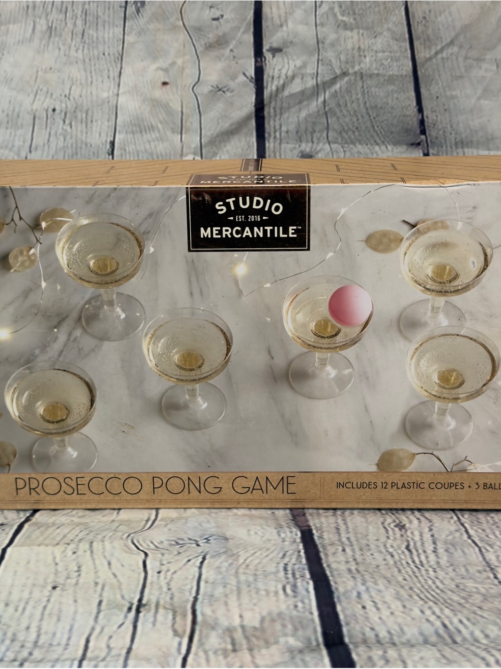Studio Mercantile Prosecco Pong Game
